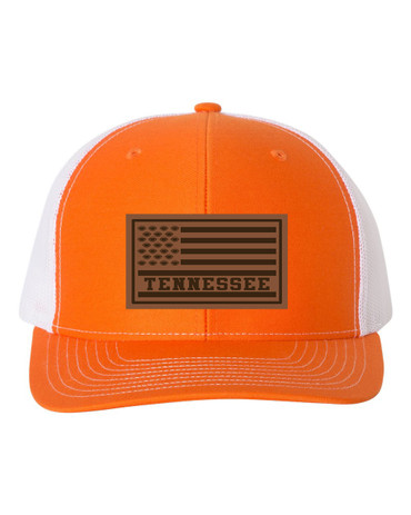 Tennessee College Football Leather Patch Trucker