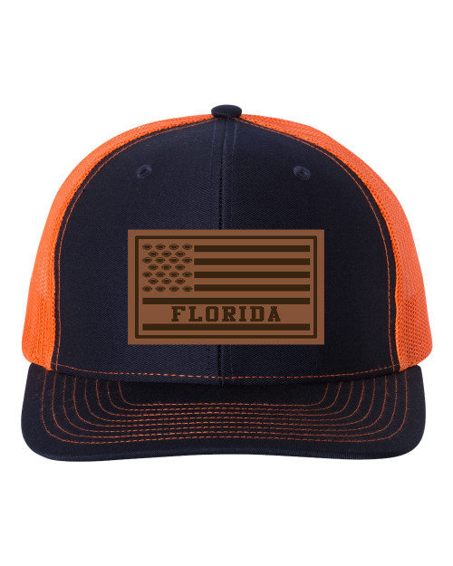 Florida College Football Leather Patch Trucker, Florida