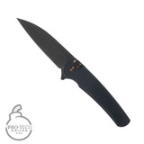 Malibu Wharncliffe Black Dragon Scale (3.3" Gray)