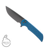 Mordax MagnaCut Button Lock Knife Gridlock Blue
