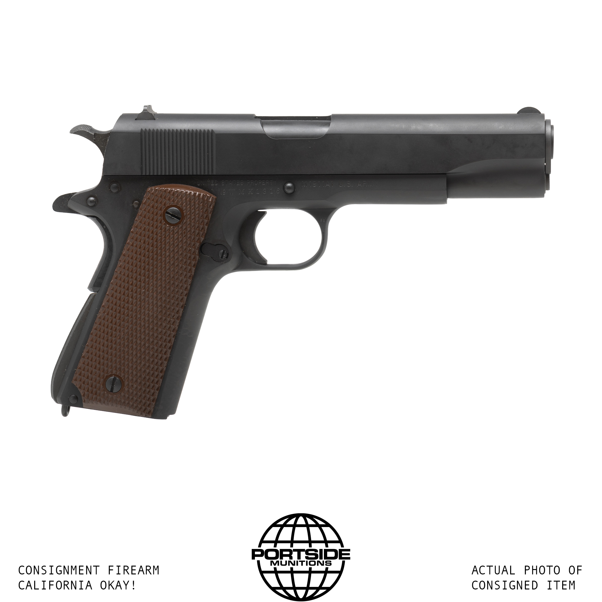 COLT Firearms Collectors - (C20473) ACP .45 Pistol Military U.S. 1911 Colt ガスガン ARMY U.S. M1911 トイガン