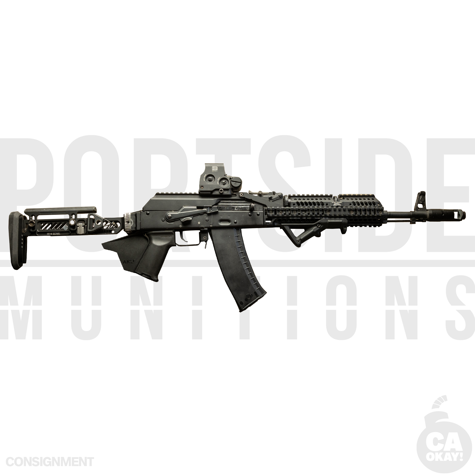 SAIGA Russian Saiga 5.45x39 Caliber AK Style Rifle w/Phoenix Stock