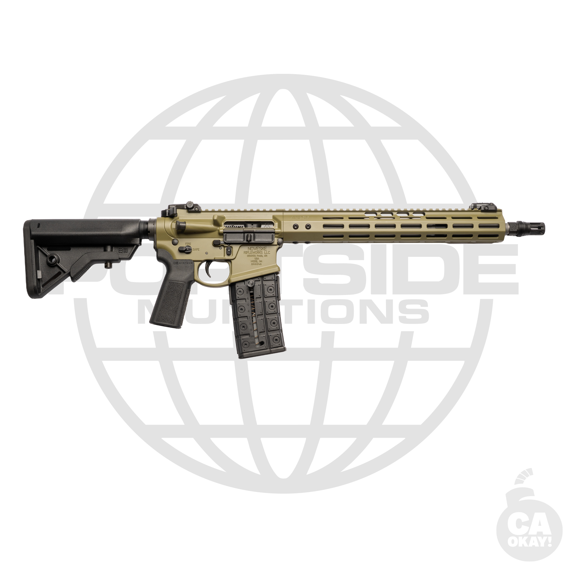 アマチュア無線機　軍用モデル N4 AFGHAN 14.5″ GEN 4 [BAZOOKA GREEN]