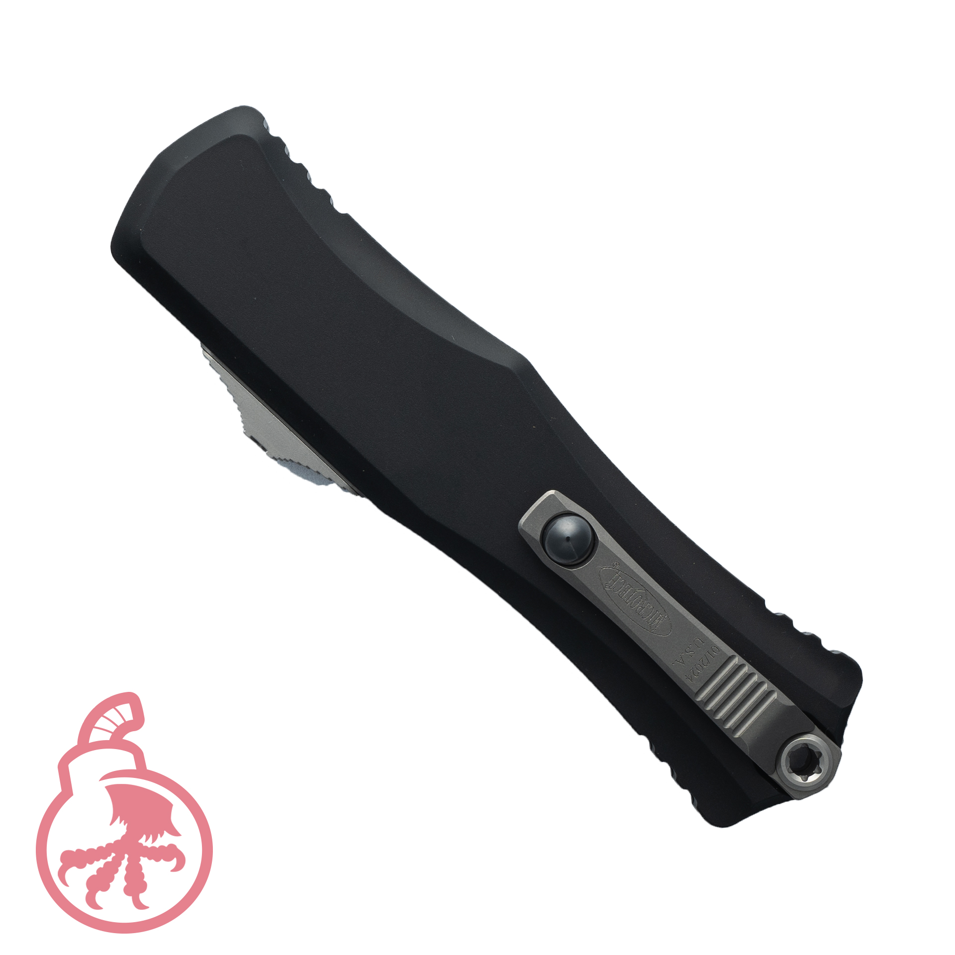 Hera II Black Handle Stonewashed Blade