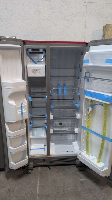 New Stainless Steel Side-by-Side Refrigerator