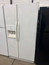 Refurbished White Side-by-Side Refrigerator with Water and Ice Maker