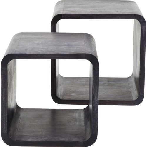 Set 2 Cubi Authentico Grigio