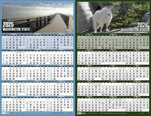 2025/2026 CUBICLE CALENDAR  11"X 17"