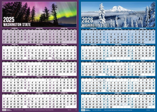 2025/2026 WALL CALENDAR  23"X35"