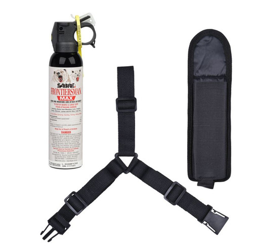 9.2 oz Bear & Mountain Lion Spray  with chest holster CASE OF 12