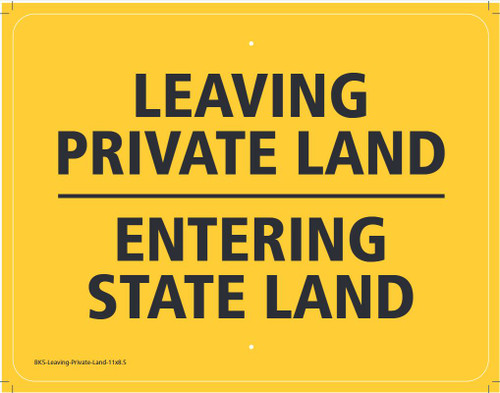 BK5-LEAVING PRIVATE LAND