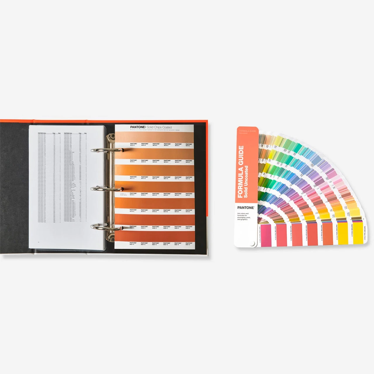 Solid Color Set - Formula Guide & Solid Chips | Coated & Uncoated - 4