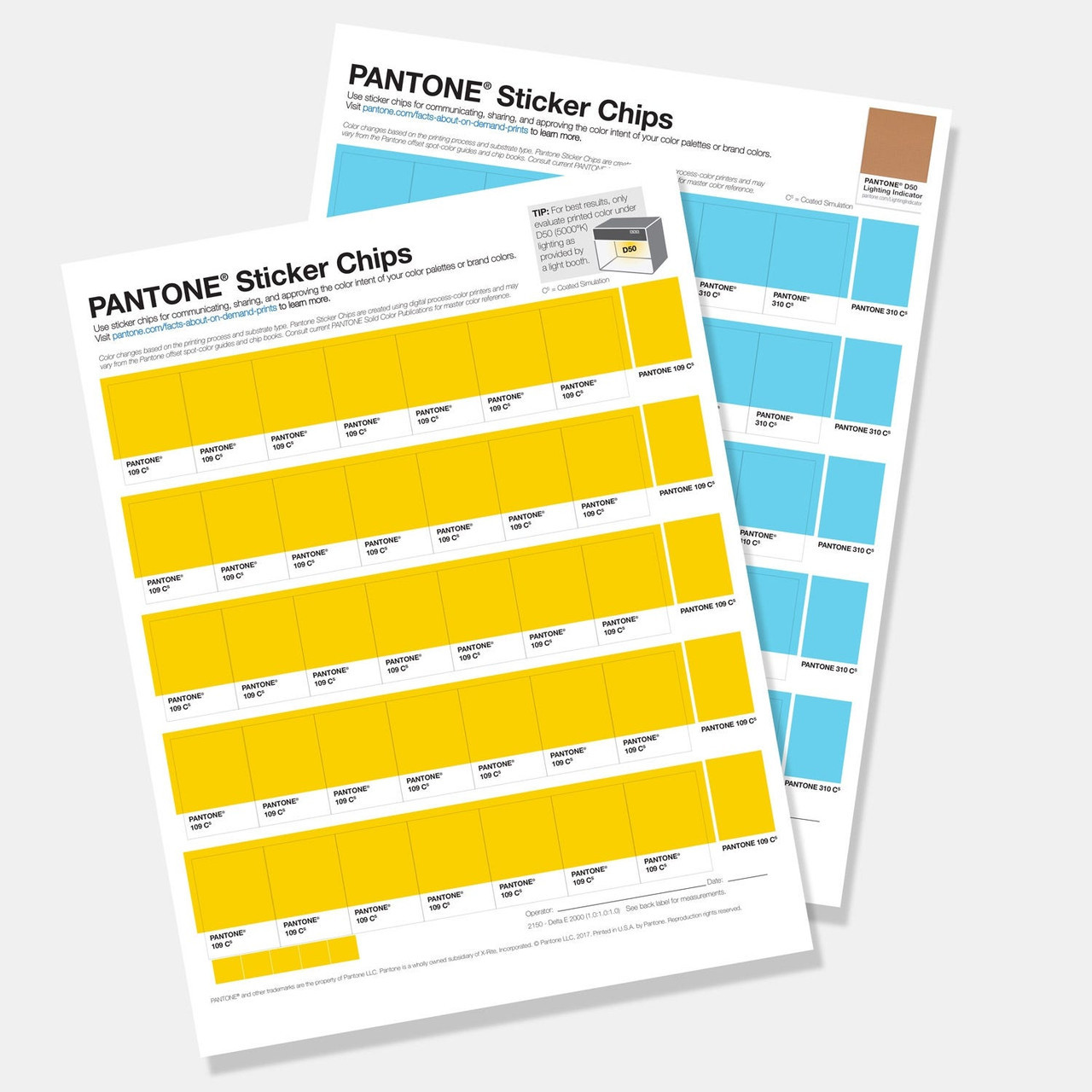 PANTONE® USA | Pantone Sticker Chips