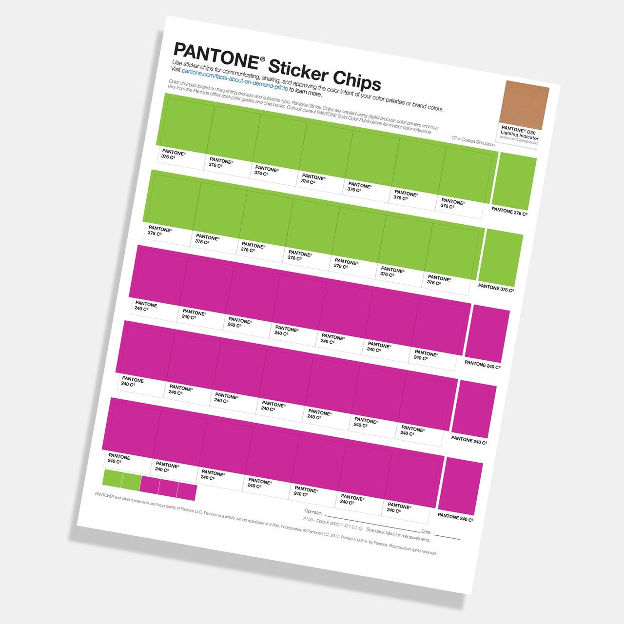 PANTONE® USA | Pantone Sticker Chips