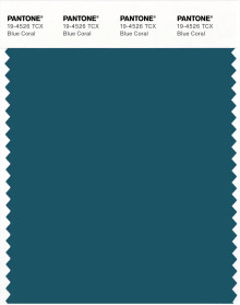PANTONE® USA | Pantone 19-4526 TCX Blue Coral