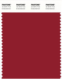 PANTONE® APAC | Pantone 19-1875 TCX Emboldened