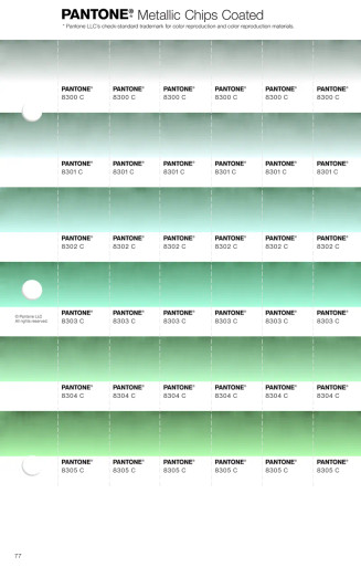 PANTONE® USA | Chip Replacement Pages | Coated & Uncoated