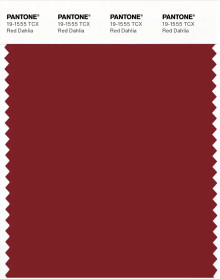 PANTONE® APAC | Pantone 19-1555 TCX Red Dahlia