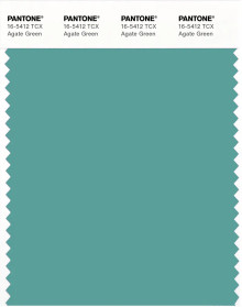 彩通亞太區| Pantone 16-5412 TCX Agate Green