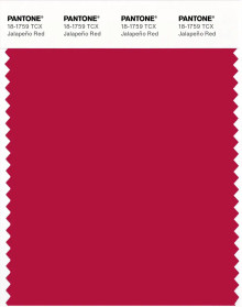 PANTONE® APAC | Pantone 18-1759 TCX Jalapeño Red