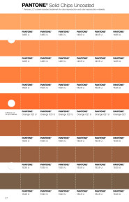 PANTONE CMYK Uncoated　色見本 PANTONE® APAC | Pantone 1525 U