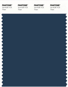 パントーン PANTONE カラーチップ PANTONE® APAC | Pantone 19-4128 TCX Titan
