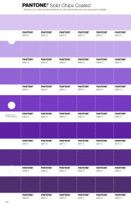PANTONE LLICS Solid Coated 色見本 PANTONE® USA | Pantone 267 C