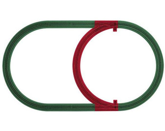 American Flyer 6-49890 S Inner Passing Loop Track Pack