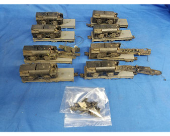 American Flyer AF944lot Assorted Crane Cars and parts lot