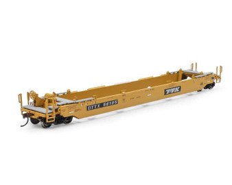 Athearn ATH-1349 HO 48' Husky Stack Well Car Trailer Train #56195