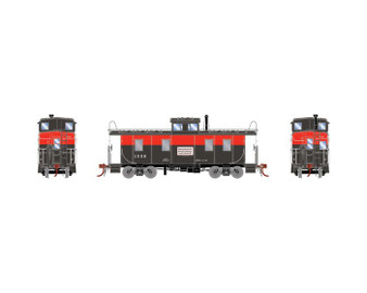 Athearn ATHG-1956 HO ICC Caboose Kansas, Oklahoma & Gulf Railway #1543 Equipped with DCC, Sound & Lights