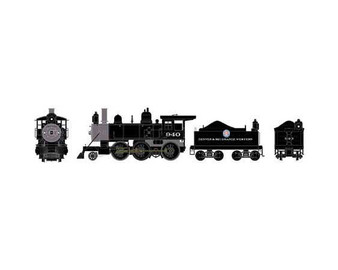 Athearn #87212 Old Time 2-6-0 Mogul, D&RGW #940