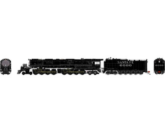 Athearn Genesis ATHG-2208 HO 4-8-8-4 Big Boy Steam Locomotive Santa Fe #6000 with DCC and Sound