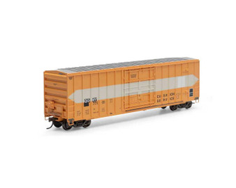 Athearn 18685 HO 50ft FMC 5327 Plug Door Box Car Quebec-Gatineau Railway Inc #77101 Primed for Grime