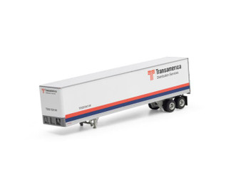 Athearn 16146 HO 45ft Fruehauf Z Van Trailer Transamerica #550136