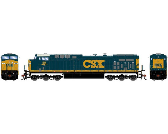 Athearn ATH-2564 HO GE AC4400CW CSX Transportation #72 DCC Ready Athearn ATH-2564 HO GE AC4400CW CSX Transportation #72 DCC Ready