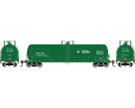 Athearn ATH-2759 HO 20,900 Gallon Acid Tank Car British Columbia Rail #1962