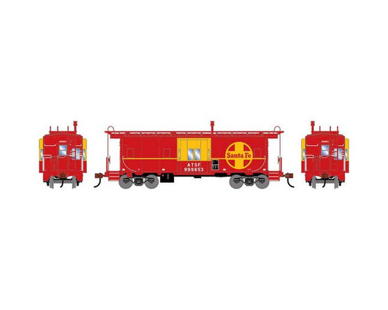 Athearn ATH-2249 HO Bay Window Caboose, ATSF #999653 Athearn ATH-2249 HO Bay Window Caboose, ATSF #999653