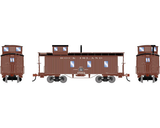 Athearn ATH-2597 HO 3-Window Caboose Rock Island #17962