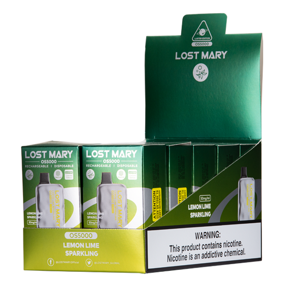LOST MARY OS5000 LEMON LIME SPARKLING