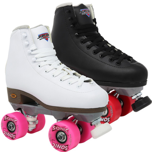 Labeda Voodoo U3 Black red roller skates, Men's size 6 Sonar Cayman  Wheels