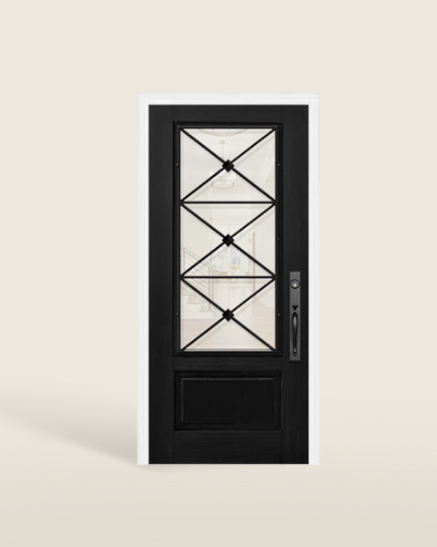 Fiberglass Wrought Iron Doors Image