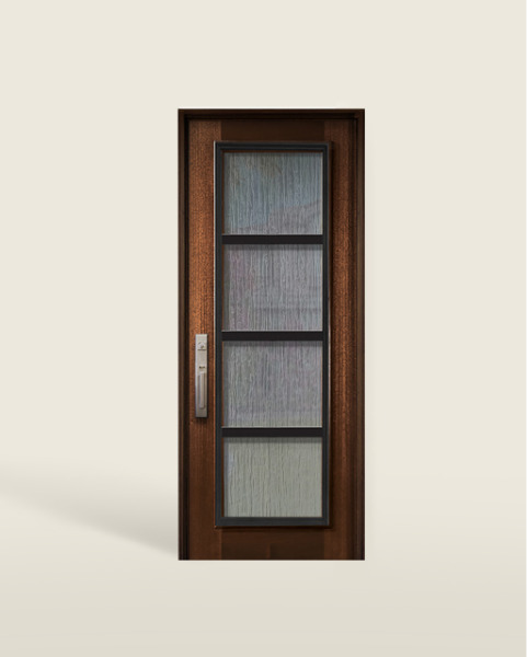 Wood Glass Doors Image
