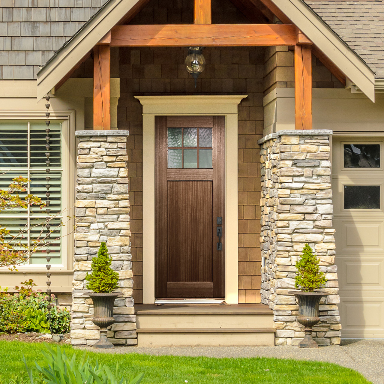 Timber Wolf Traditional Finish Sample | Knockety Front Doors