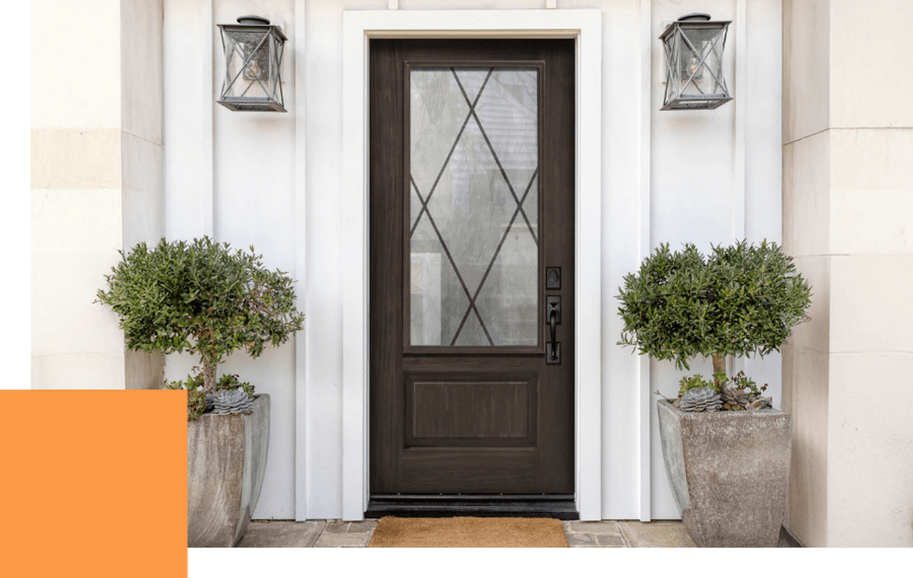 Privacy & Pattern Fiberglass Doors