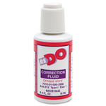 AbilityOne 7510010202806 SKILCRAFT Re-Do Correction Fluid, 1/2oz Bottle, White, Water-Based, 12/Bx Product Image 
