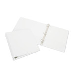 AbilityOne 7510012038814 SKILCRAFT Round Ring View Binder, 3 Rings, 2" Capacity, 11 x 8.5, White Product Image 