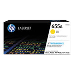 HP HP 655A, (CF452A) Yellow Original LaserJet Toner Cartridge Product Image 