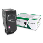 Lexmark 74C0HMG (CS725) High-Yield Toner, 12000 Page-Yield, Magenta Product Image 