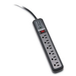 Kensington Guardian Surge Protector, 6 Outlets, 15 ft Cord, 540 Joules, Gray Product Image 